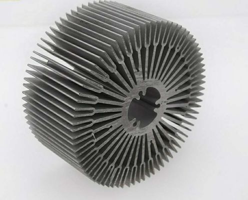 Powder Coated Flexible Round Heater Radiator Aluminum Profiles