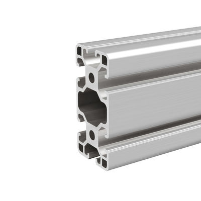 90X90 100X100 Anodizing Silver Aluminum Assembly Line Extrusions