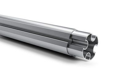 6M Tent Tube Anodized Silver Black Aluminum Extrusion Profiles