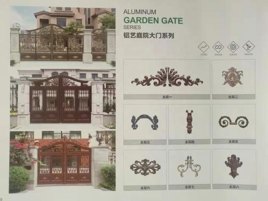 Electric Motor Gate Garden Gate Fence Post Architectural Aluminium Profiles