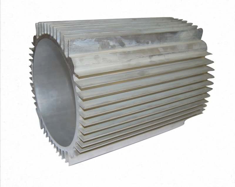 Powder Coated  Motor Casing General Aluminum Frame Extrusions