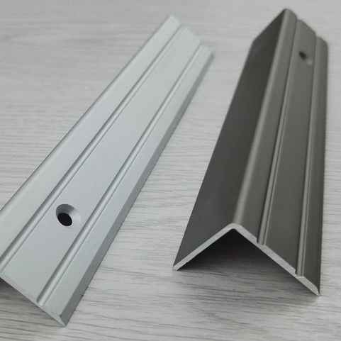 Marble Fixed Angle L Shaped Mill Finish Aluminum Extruded Profiles