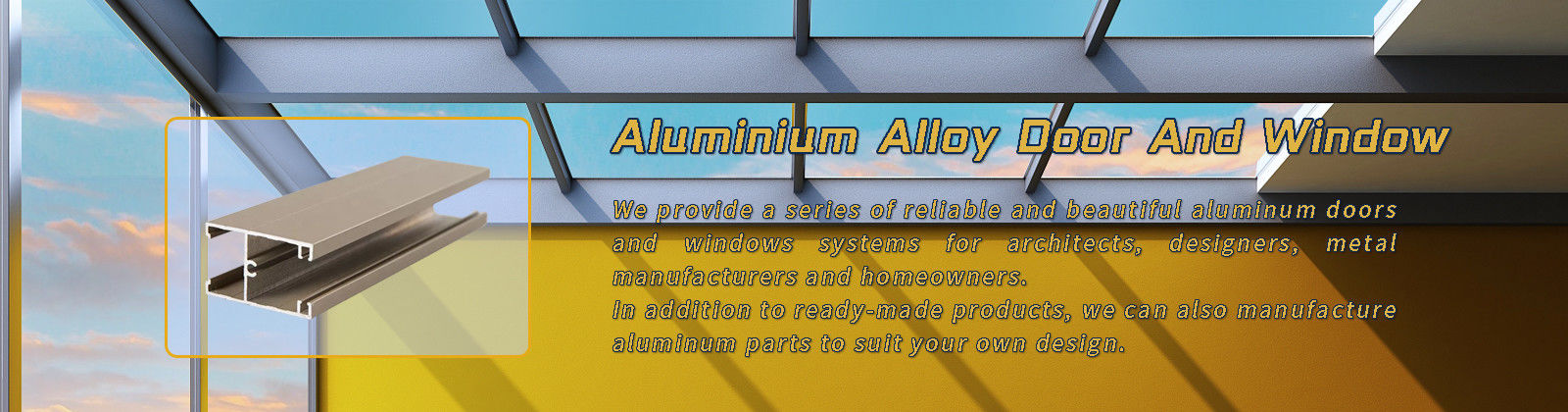 Standard Aluminium Extrusion Profiles