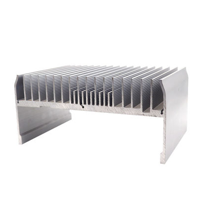 Anodized Silver Precision 6000 Series Radiator Aluminum Profiles