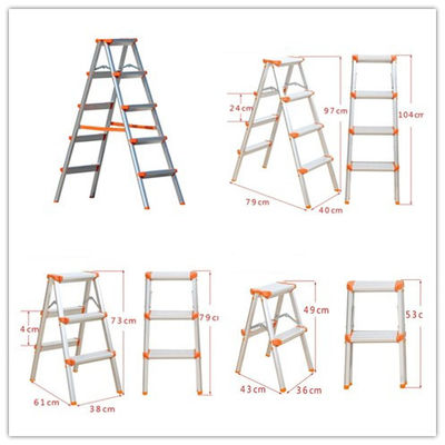 Telescopic Ladders Powder Coated 6M Aluminum Extrusion Profiles