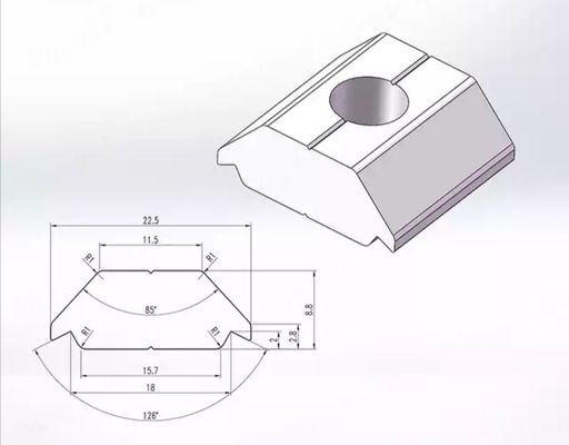 Anodized Photovoltaic Solar Aluminum Profile