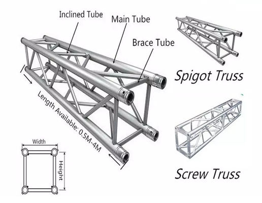 Stage Roof Lighting 6061 6060 6082 Aluminum Stage Truss