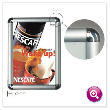 Snap Frame Poster Holder Clip Photo 0.7mm Aluminium Frame Profile