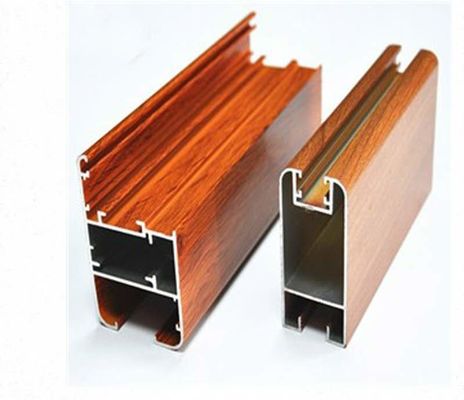 Indoor 6063 6061 6005 Thermal Break Aluminum Window Frame Profile