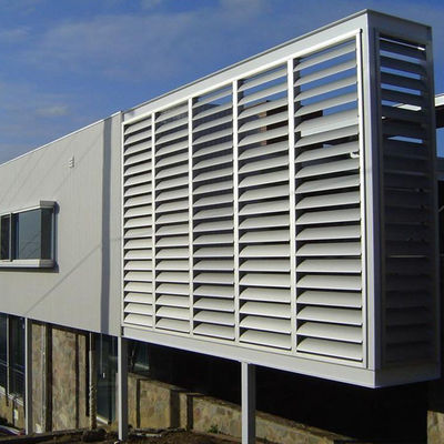 Customized Powder Coated/PVDF Adjustable Enhanced Weather Proof Aluminium Shutter Louvre