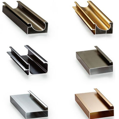 Kitchen Cabinet Drawer Handle 0.7mm Aluminum Extruded Profiles