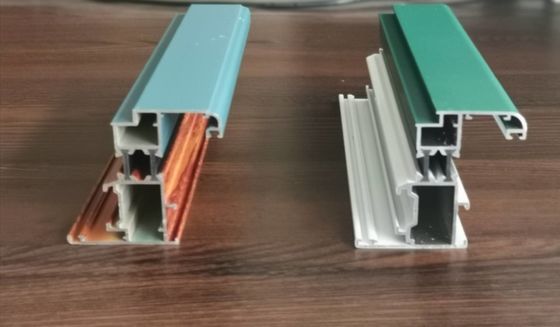 Powder Coating 0.70MM 6063 T5 Aluminium Window Profiles