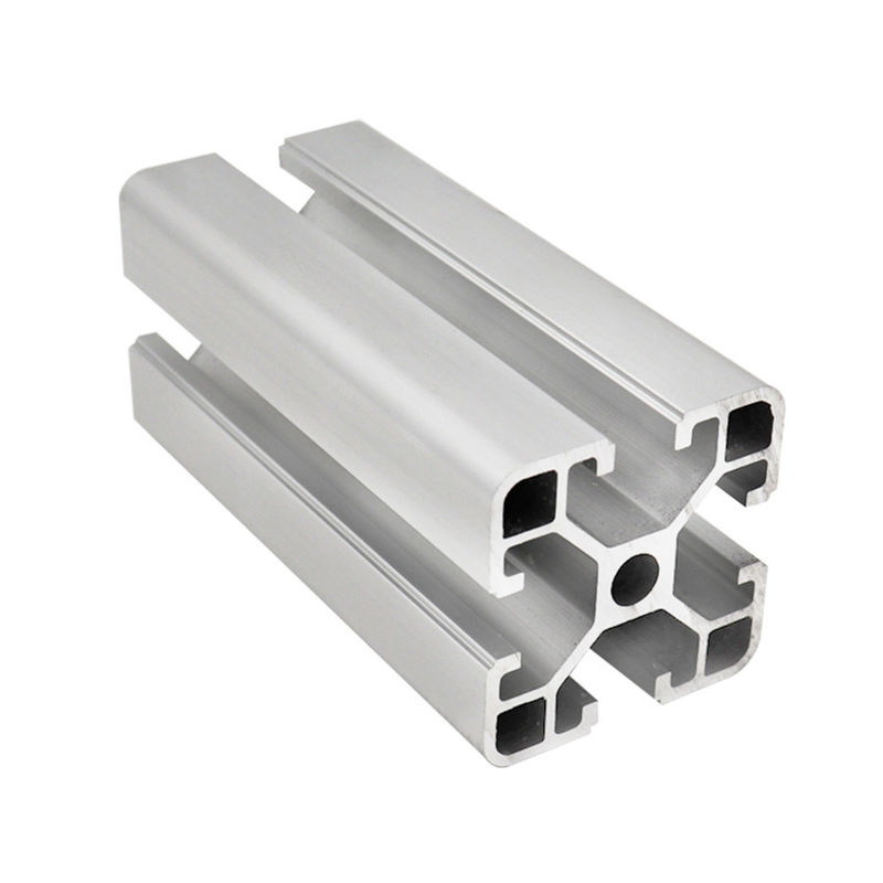 90X90 100X100 Anodizing Silver Aluminum Assembly Line Extrusions